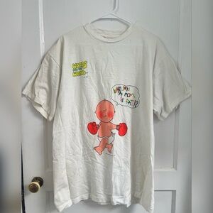 Vintage 90”s Words From The Womb “Who Says My Mom Is Fat” shirt One Size